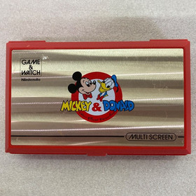 Nintendo Game & Watch Mickey & Donald DM-53 1982 Made in Japan Tested