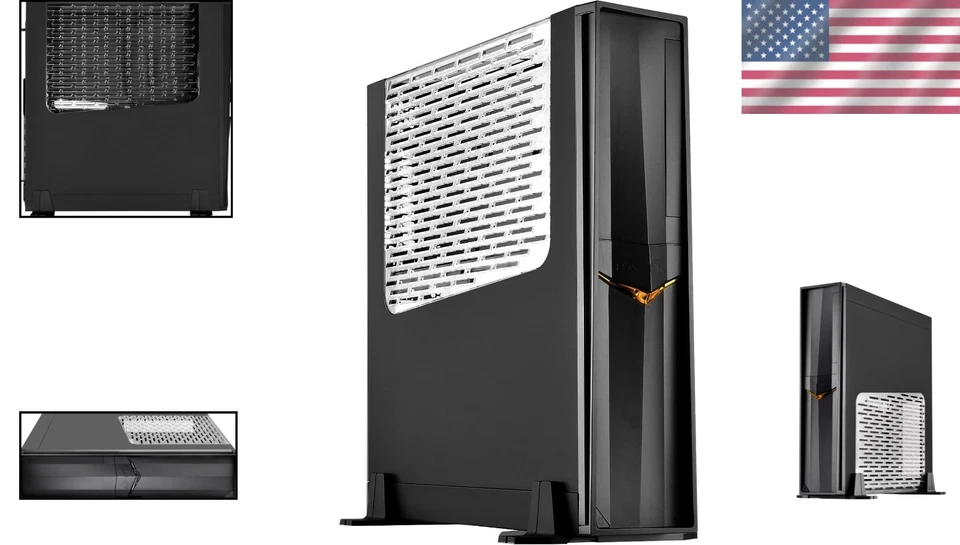 Slim Gaming Computer Case with Independent Expansion Slots - Image 2 of 4