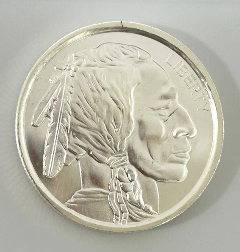 1 oz Buffalo Silver Round .999 fine Silver Bullion 1 Troy Ounce