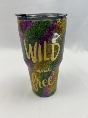 Ozark Trail 30 Oz. Vacuum Insulated Stainless Steel Tumbler ''Wild and Free''
