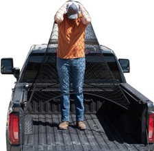 Truck Bed Cargo Net Organizer Upgraded Elastic 4x4 ft 1 Pcs Net