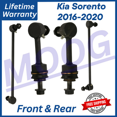 MOOG OEM Front & Rear Sway Bar links For 2016-2020 Kia Sorento Lifetime Warranty