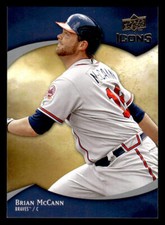 2009 Upper Deck Icons #12 Brian McCann Card Atlanta Braves