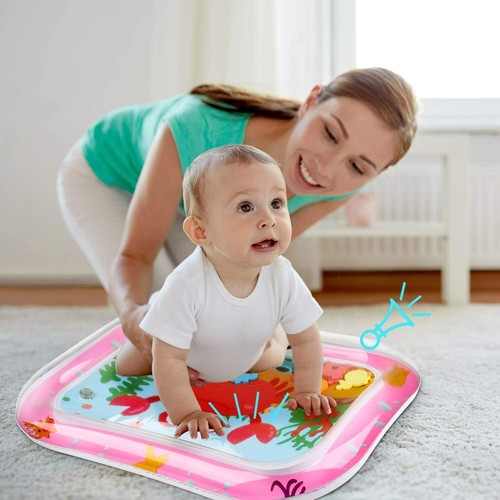 Baby Play Mat Tummy Time Water Mat Inflatable Splashing Playmat - Picture 9 of 11