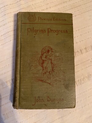 Pilgrims Progress John Bunyan Phoenix Edition Pocket Size Vintage Antique Book