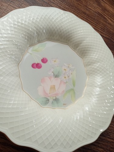 Mikasa Ivory Bone China 7.25" Plate Dish Botanica Gray B2019 Narumi--Japan - Picture 2 of 8