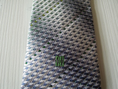 DAKS LONDON SILK TIE SETA CRAVATTA MADE IN ITALY 1421 - Foto 8 di 8