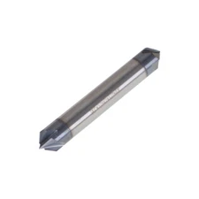 90 Degree 3/8" 4 Flute Carbide Chamfer Mill - Double End - Tialn Coated