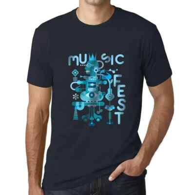ULTRABASIC Herren T-Shirt Musikfestinstrument Music Fest