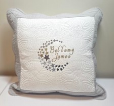 Keepsake Heirloom Quilted Pillow Cover New Baby Gift