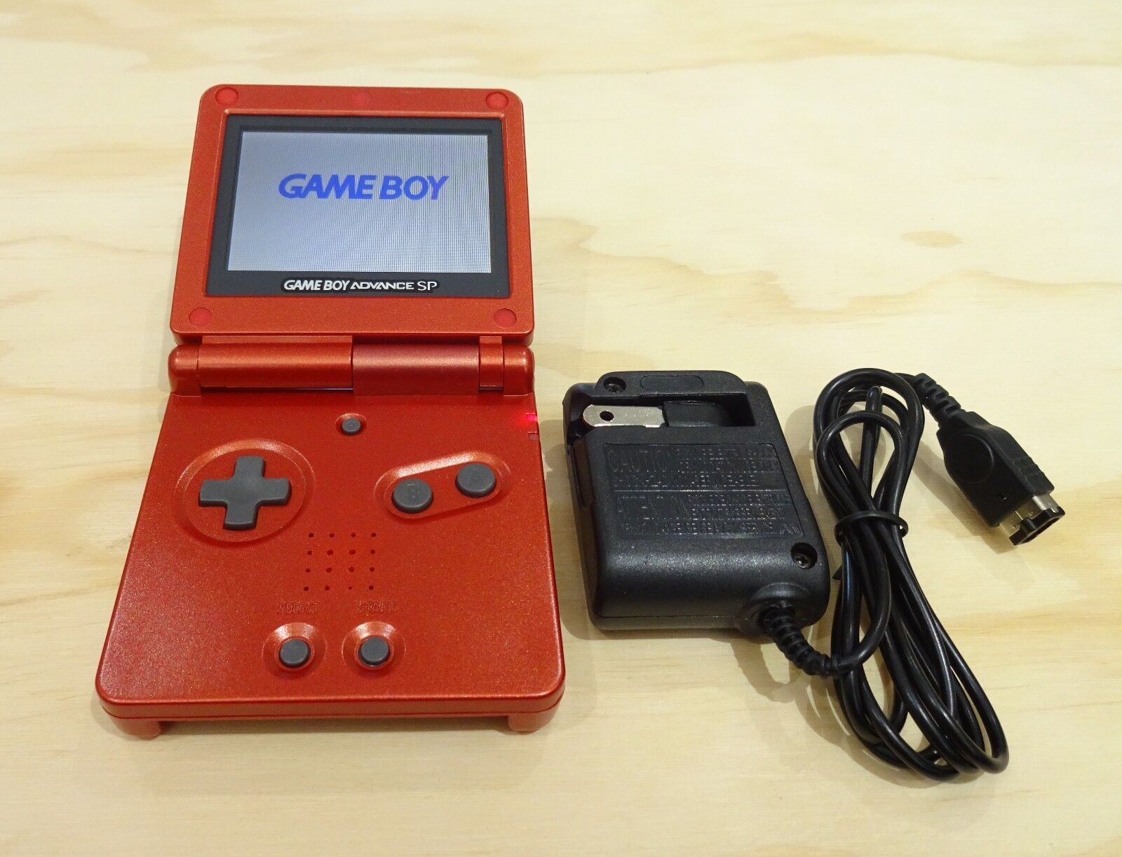 Nintendo Game Boy Advance SP Flame Red System AGS 101 Brighter NEW 34722832298 | eBay