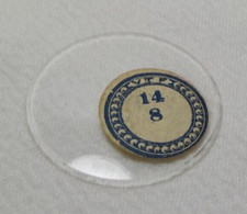 THICK GLASS POCKET WATCH CRYSTAL NEW OLD STOCK SIZE 14 REPLACEMENT VTG A14