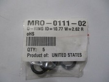 LOT OF 5 HP INDIGO MRO-0111-02 O-RING ID 10.77 W 2.62