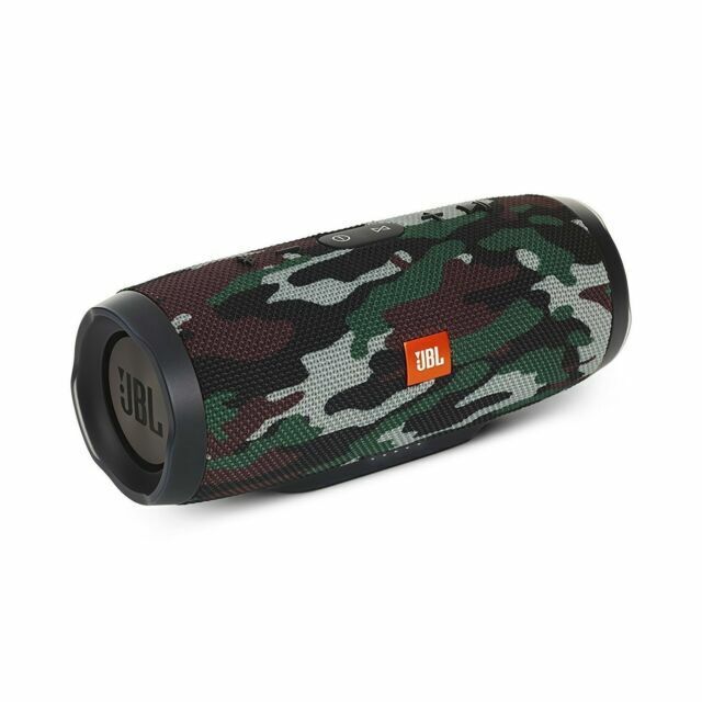 JBL Charge 3 Waterproof Portable Bluetooth Speaker Camouflage for online |