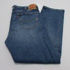 Levis 505 Men’s Regular Fit straight leg Stretch Jeans W40 / L 32 SKU M17501]