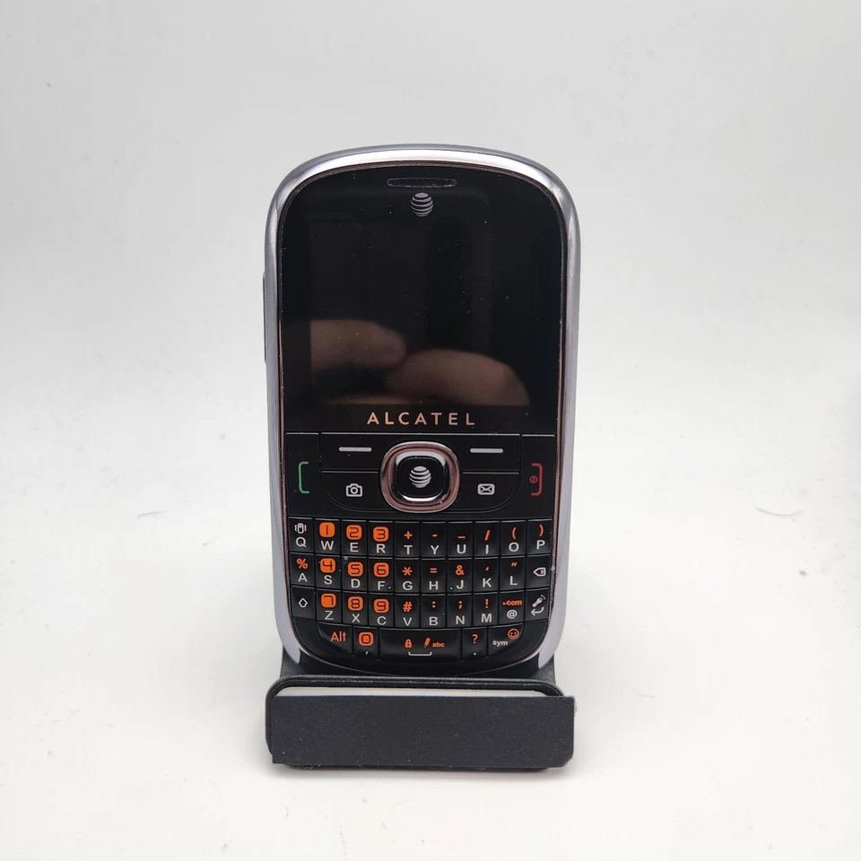 Alcatel OT871AG Cellular Phone (AT&T GoPhone) - Black - NO BATT/ASIS #1053 - Image 3 of 4