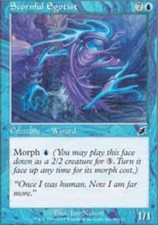 Scornful Egotist - Foil Magic mtg Heavy Play, English Scourge x1