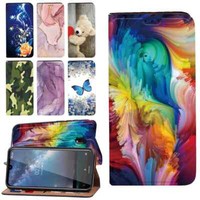 Leather Phone Cover Case - Fit Nokia 1.3 2.2 4.2 6.2 7.2/G10 G20/C02 C21 C32 G42