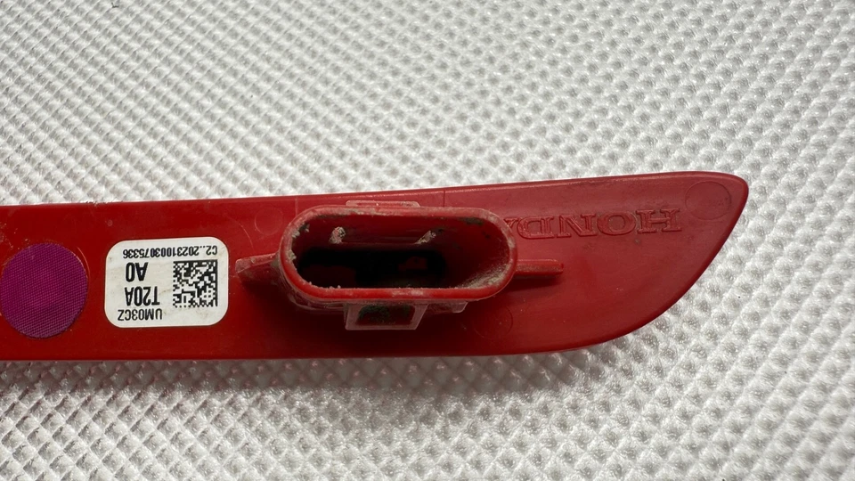 Parachoques trasero derecho pasajero Honda Civic 2022 2023 2024 marcador reflector OEM Foto 4 de 4