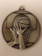 Basketball medal, gold, award, 2", simple  economical, boys or girls