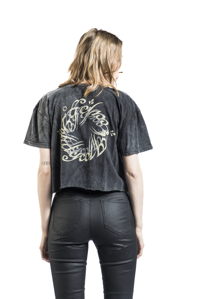 Der Herr der Ringe Ring Frauen TShirt schwarz Frauen FanMerch,