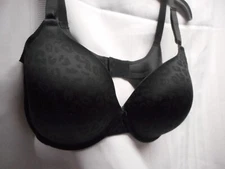 Warners 38D Black Bra Push Up Padded