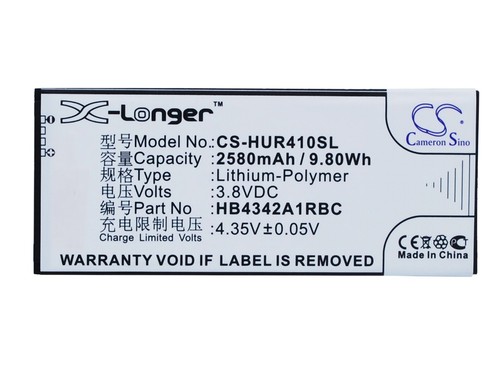 Li-Polymer Battery for Huawei CUN-L01 CUN-L21 CUN-L23 3.8V 2580mAh - 第 5/5 張圖片