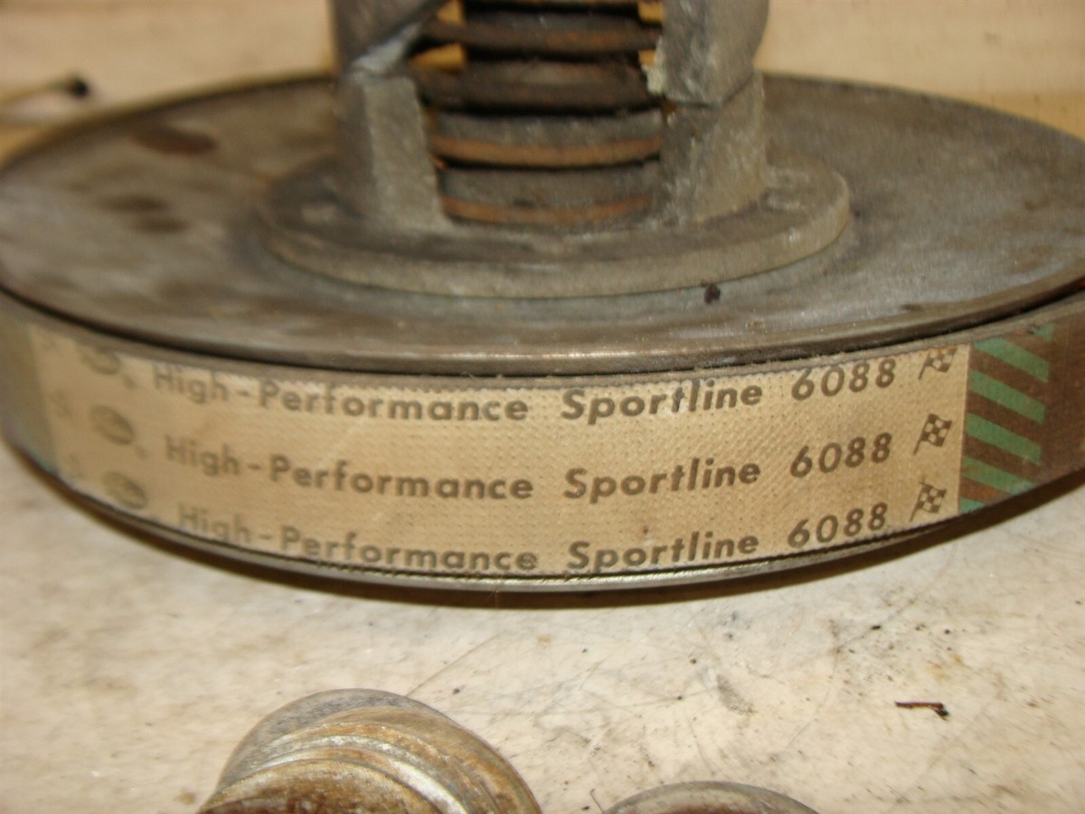 1977 RUPP NITRO 440 340 secondary clutch with bolt shims key belt