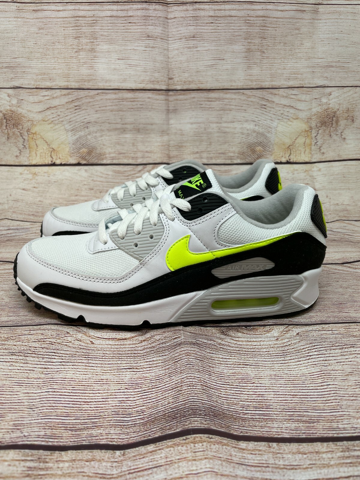 Nike Air Max 90 Shoes White Hot Lime 