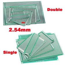Scheda prototipo PCB doppia/singola faccia 2,54 mm circuito stampato strisce breadboard