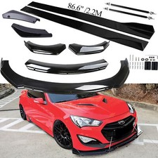 For 13-16 Hyundai Genesis Coupe Front Bumper Lip Spoilerside Skirtsrear Lip For 13-16 Hyundai Genesis Coupe Front Bumper Lip Spoilerside Skirtsrear Lip