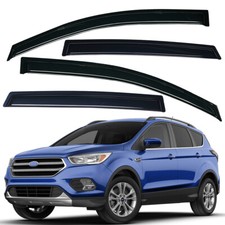 For 2013-2019 Ford Escape Smoke Tinted Rain Guards Window Visor Vent Shade 4pcs For 2013-2019 Ford Escape Smoke Tinted Rain Guards Window Visor Vent Shade 4pcs