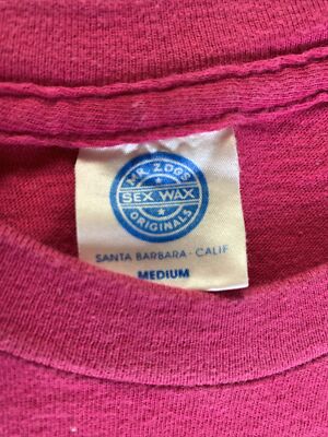 Vintage Sex Wax T-Shirt Mr Zog's Sz M Pink Surf Skate Star Vintage Sex Wax T-Shirt Mr Zog's Sz M Pink Surf Skate Star