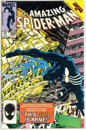 AMAZING SPIDER-MAN #268 Secret Wars II Crossover (1985) Marvel Comics NM (9.4)