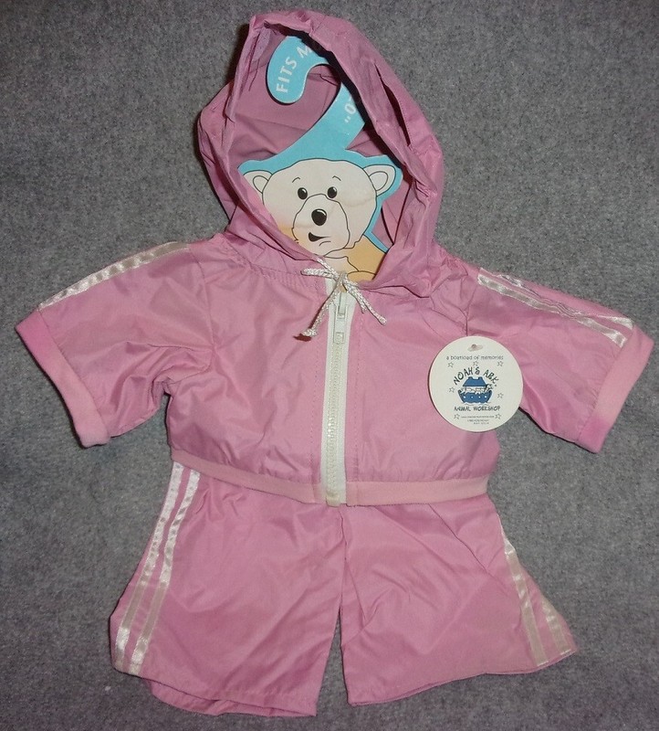 Noah's Ark Animal Workshop Pink Jogging Suit Bear Wear ~ Hooded Jacket & Pants
