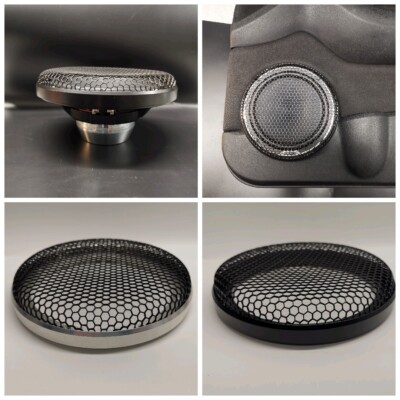 Hertz Mille ML1800.3, Black Trim Rings with Grille for Hertz ML1800.3 