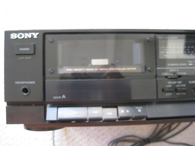 Sony TC-W345 Stereo Double Cassette Deck Dolby Player Recorder