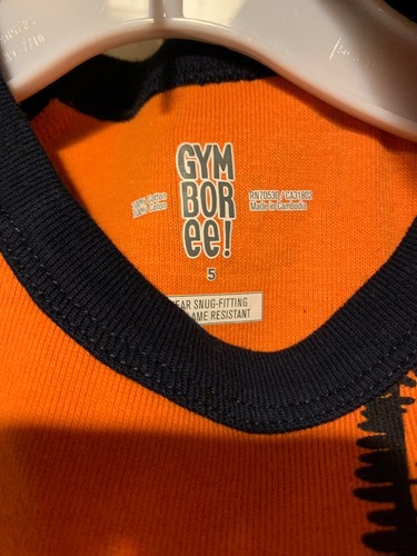 Gymboree Boys Animal Faces Orange Tiger Lion Pjs NWT Sizes 2T,3,4,5,7,10,12 - 第 6/7 張圖片
