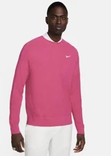 Nike Tiger Woods Fireberry Pink Golf Sweater Multi Sizes DR5291-615