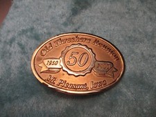 Old Threshers 50 Year Reunion Belt Buckle