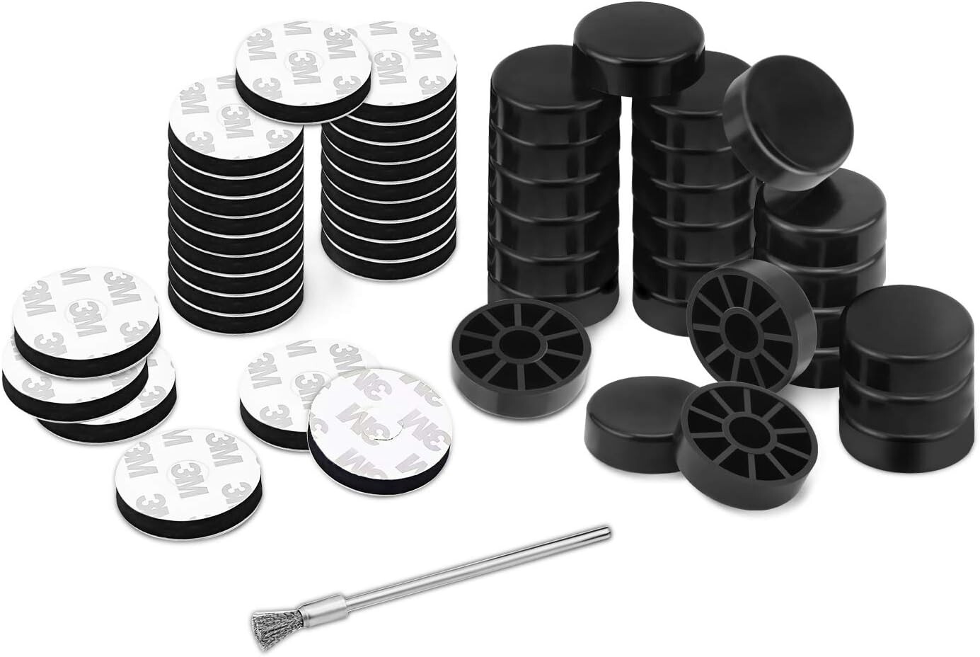 Forever Glides 11/2" Wrought Iron Glides Patio Furniture Feet 24 Pack Black eBay