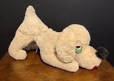 RARE Vintage Knickerbocker Stuffed Hound Dog Puppy 13.5" HTF Bells In Ears