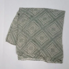 Womens Lightweight Scarf Green Boho Floral Wrap Shawl Fall Spring 36" x 68" New