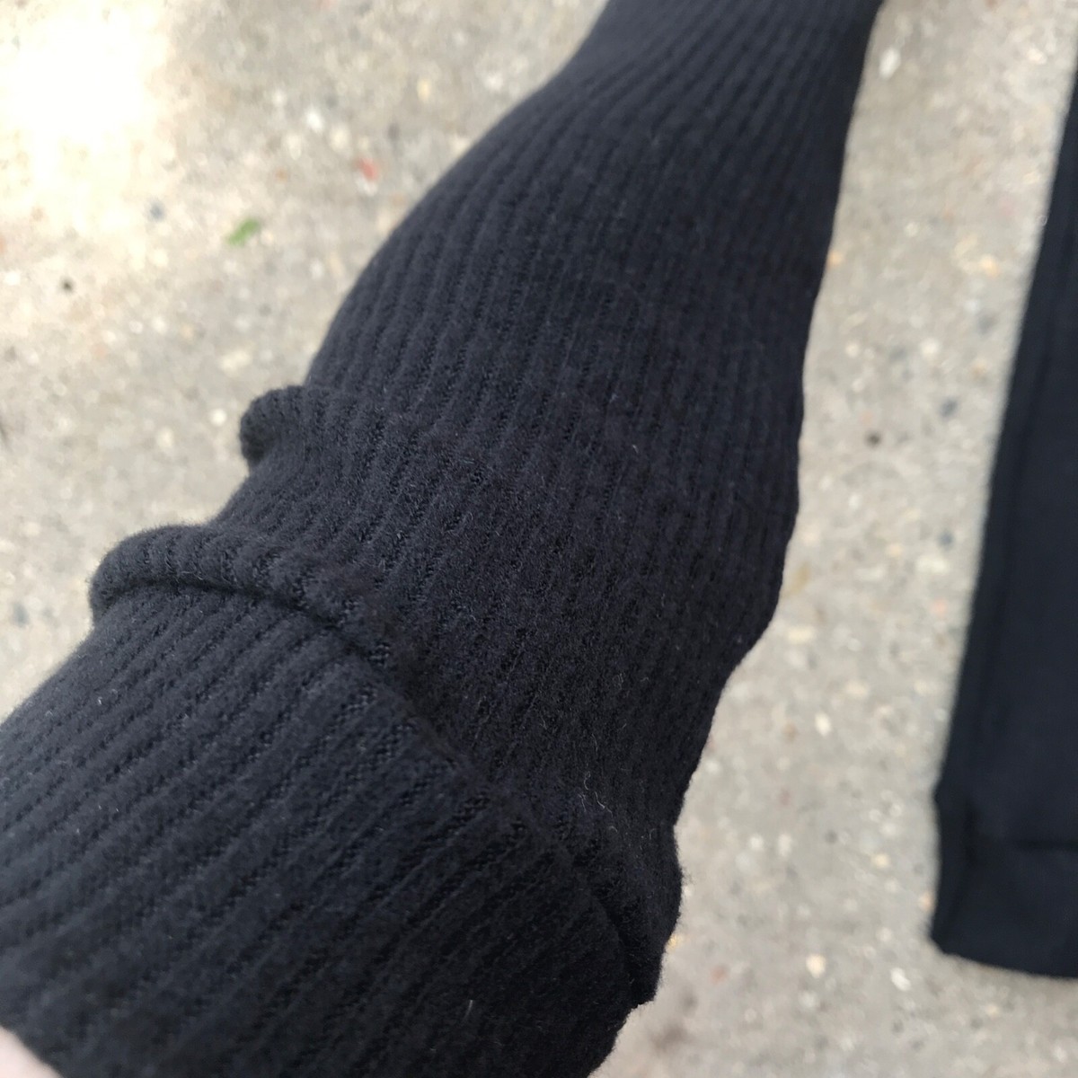 レッグウェア NKNIT fox mix arm warmers Kinwor Arm Warmers Winter Fashion Black Arm Sleeves y2k Long