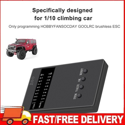 Programming Card for HobbyFans/OCDAY/GOOL Brushless ESC 1/10 RC Crawler Car