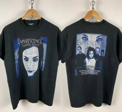 Evanescence Fallen Tour Band Rock 2 Side Shirt Unisex Cotton Men Women