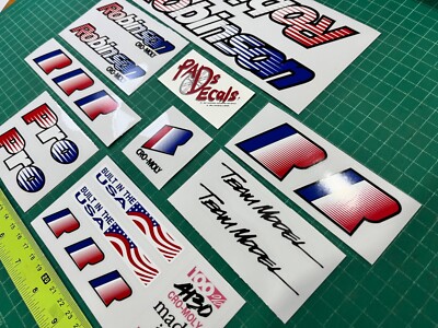 Robinson pro bmx sticker decals on clear | eBay