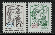 PAIRE TIMBRES 5234-5235 NEUFS XX LUXE - MARIANNE DE LA JEUNESSE SURCHARGES