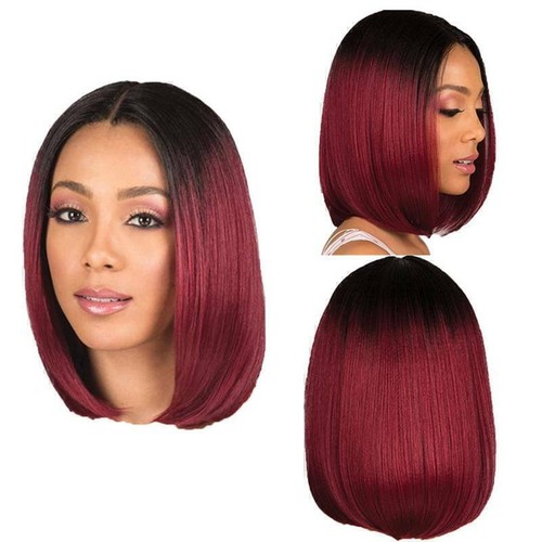 Echte natürliche kurze glatte Haarperücken für Frauen BOB-Stil Cosplay