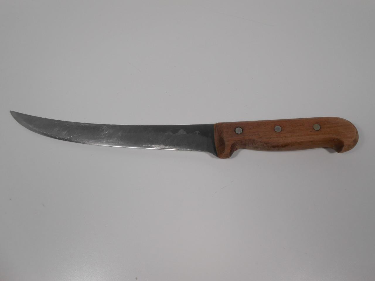 VICTORINOX R.H. FORSCHNER 10" BUTCHER KNIFE 402-10 HICKORY HANDLE SWITZERLAND